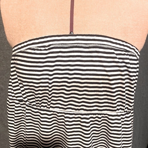 Strapless tube minidress/tunic nautical stripe 2x pinup rockabilly swim coverup - Picture 2 of 7